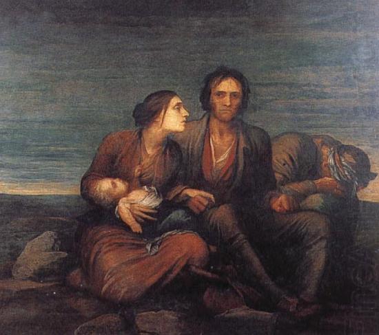 George Frederick watts,O.M.,R.A. The Irish Famine china oil painting image